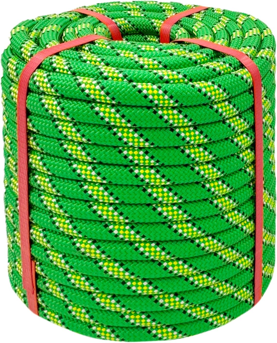 Arborist Rope -1/2 Inch x 150 Ft Green Tree Rope for Adults - for Outdoor Applications Construction Climbing Swing Sailing