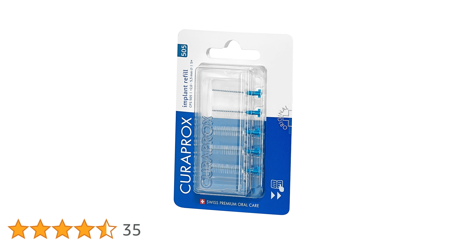 rika　　CURAPROX Premium Interdental Brushes Refill - Curaprox Soft Implant