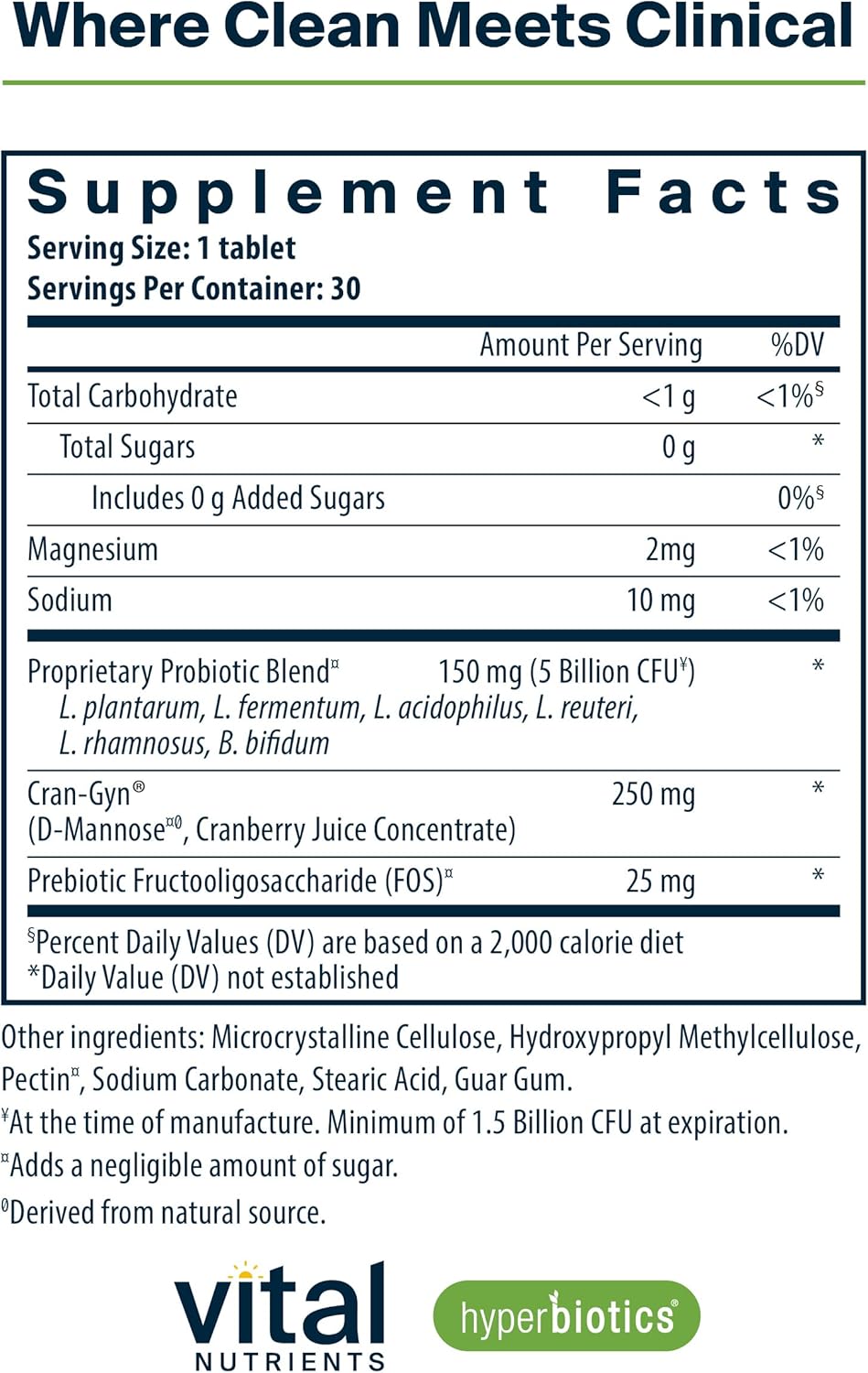 Hyperbiotics Vital Nutrients Pro Women Probiotics for Women | Vaginal Probiotics for PH Balance | Oral Probiotic for Vaginal Health and Urinary Tract Health | 6 Targeted Strains | 30 Vegan Tablets - Image 2