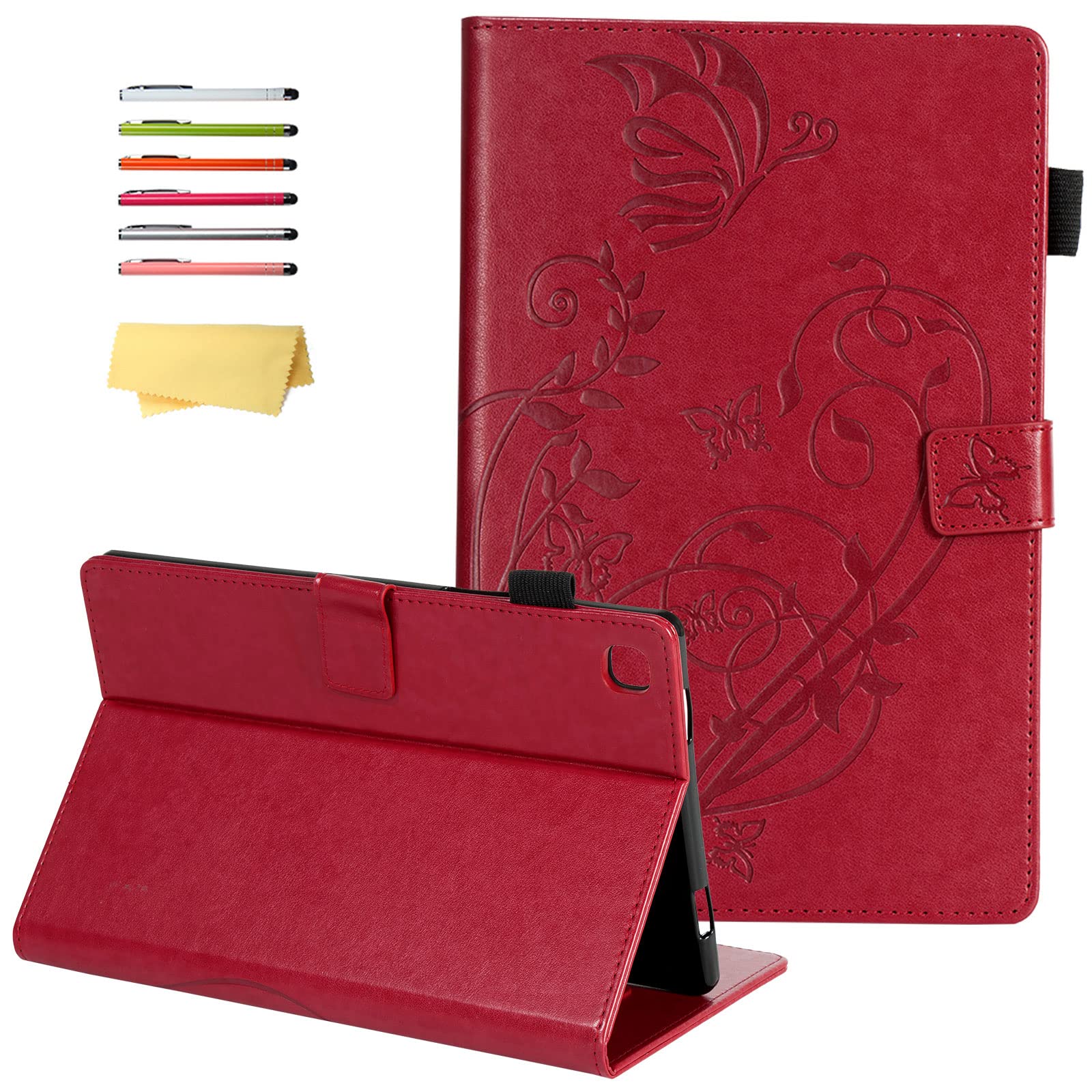 UUcovers Case for Samsung Galaxy Tab A7 10.4 inch 2020/2022 Release (SM-T500/T503/T505/T507/T509) with Stand/Pencil Holder [Auto Wake/Sleep] Smart PU