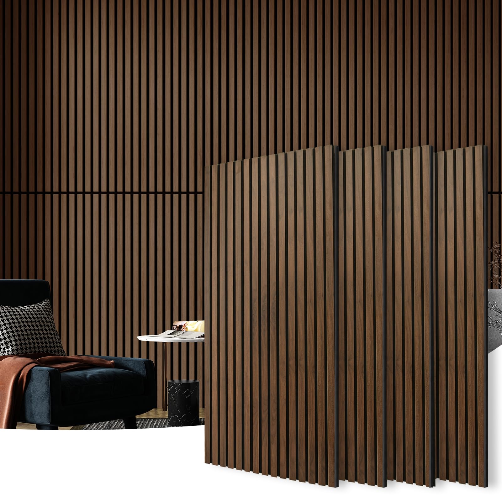 Art3d 3D Fluted Slat Panels