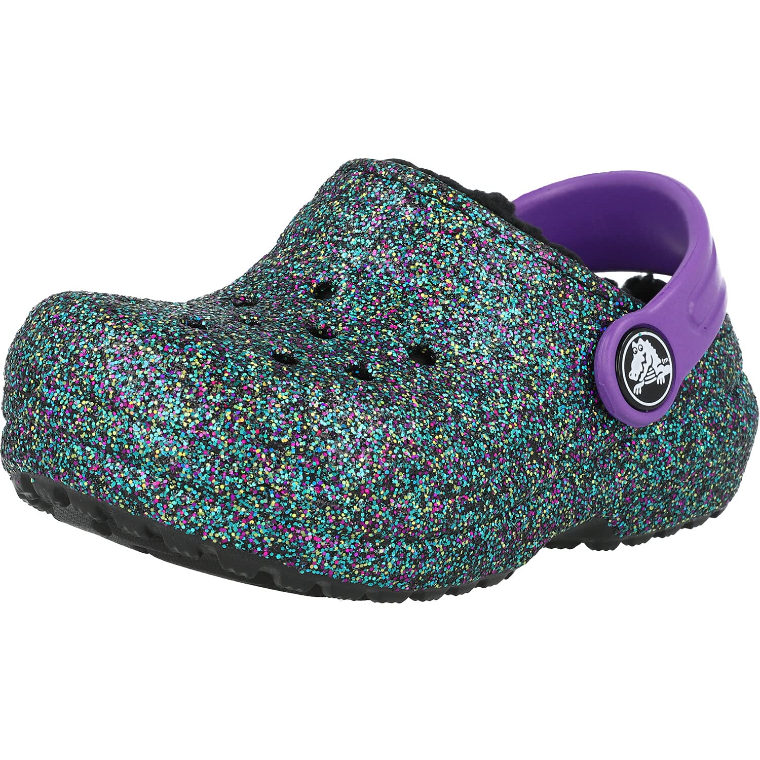 Crocs Kid's Classic Lined Glitter Clog