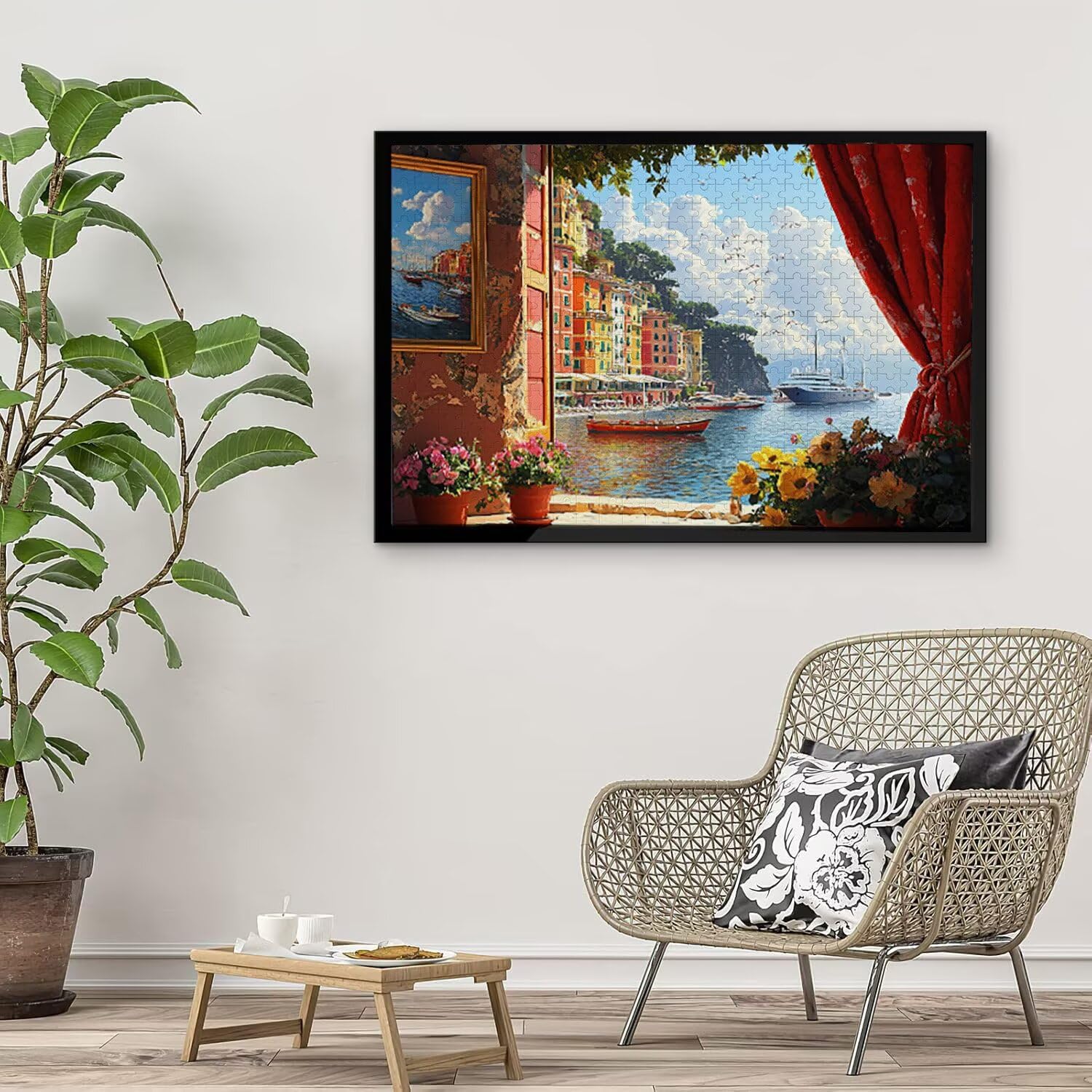 Puzzle in Legno per Adulti 1500 Pezzi | Panoramica| Giocattoli Educativi | Puzzle Adulti E Famiglie Decor | Dimensione Di 87x57cm | Regalo Adultis | Regali Natale (Formato: 34.8x22.8in) o-97