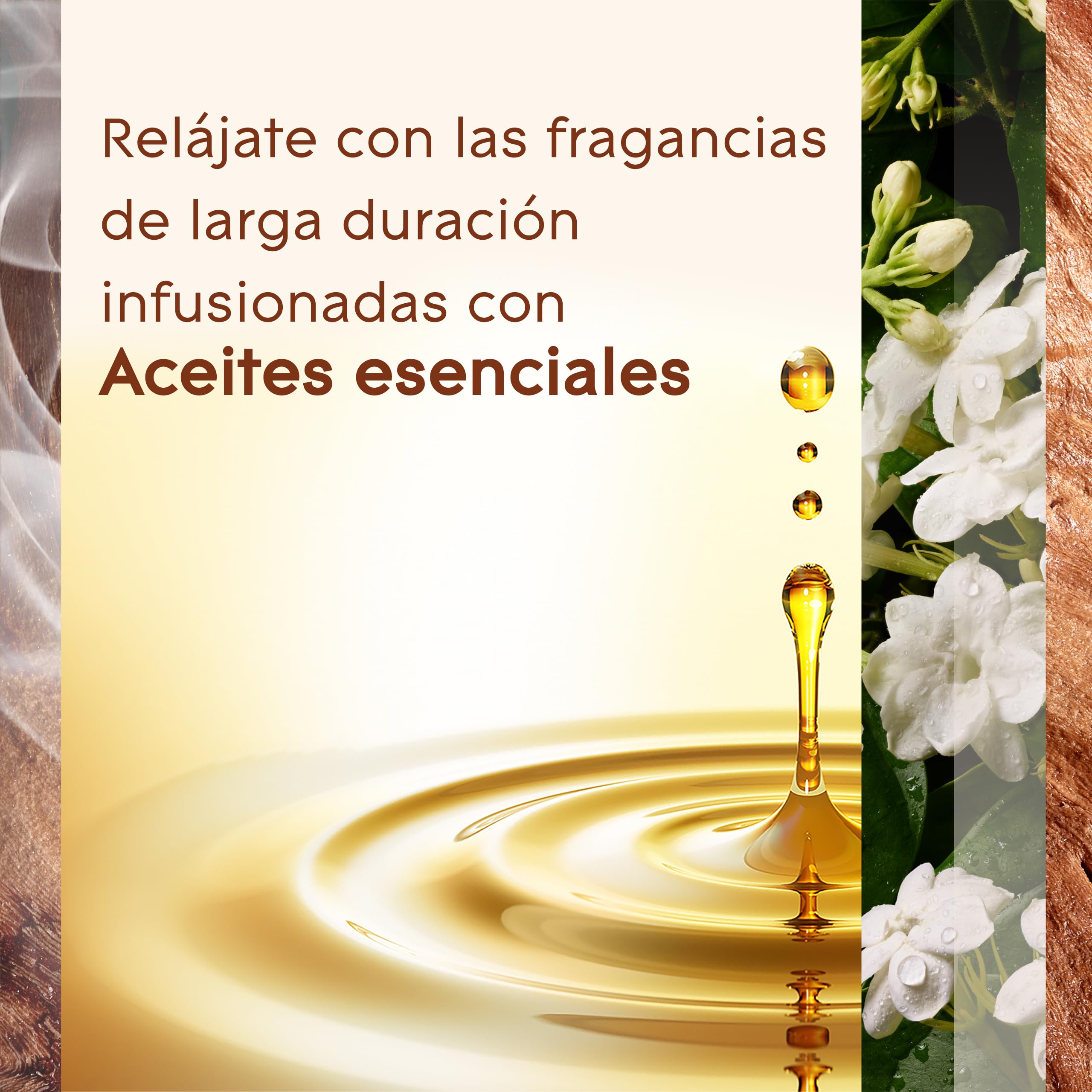 Glade Ambientador Eléctrico Líquido Regulable Sensual Sandalwood & Jasmine, Dura Hasta 120 Días, con Aceites Esenciales, 1 Recambio
