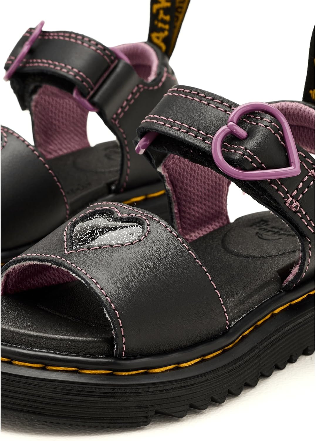 Dr. Martens girls Marlowe Hearts II T (Toddler)