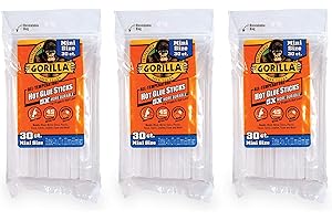 Gorilla Hot Glue Sticks Mini