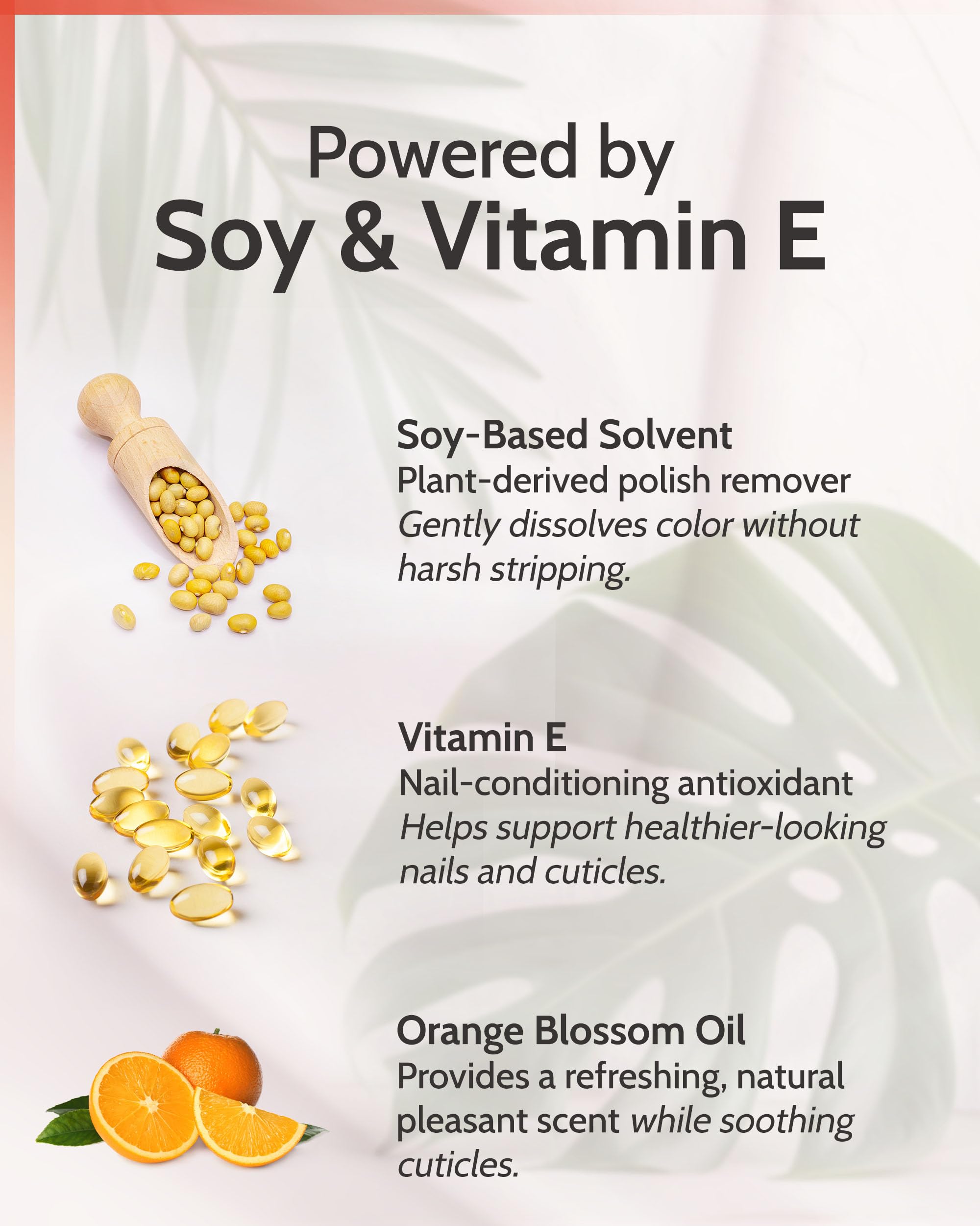 Karma Naturals - Removedor de esmalte de uñas con flor de naranja - No tóxico, vegano, libre de crueldad, sin acetona - Fortalecedor de uñas para uñas - 4 onzas líquidas.