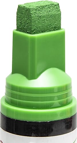 Miniatura 3 de Glass Pen Liquid Paint Marker: Green Wide 15mm with 5 Pack Replacement Tips - Glass Writing Pens and Painting Markers with Washable, Erasable Ink -