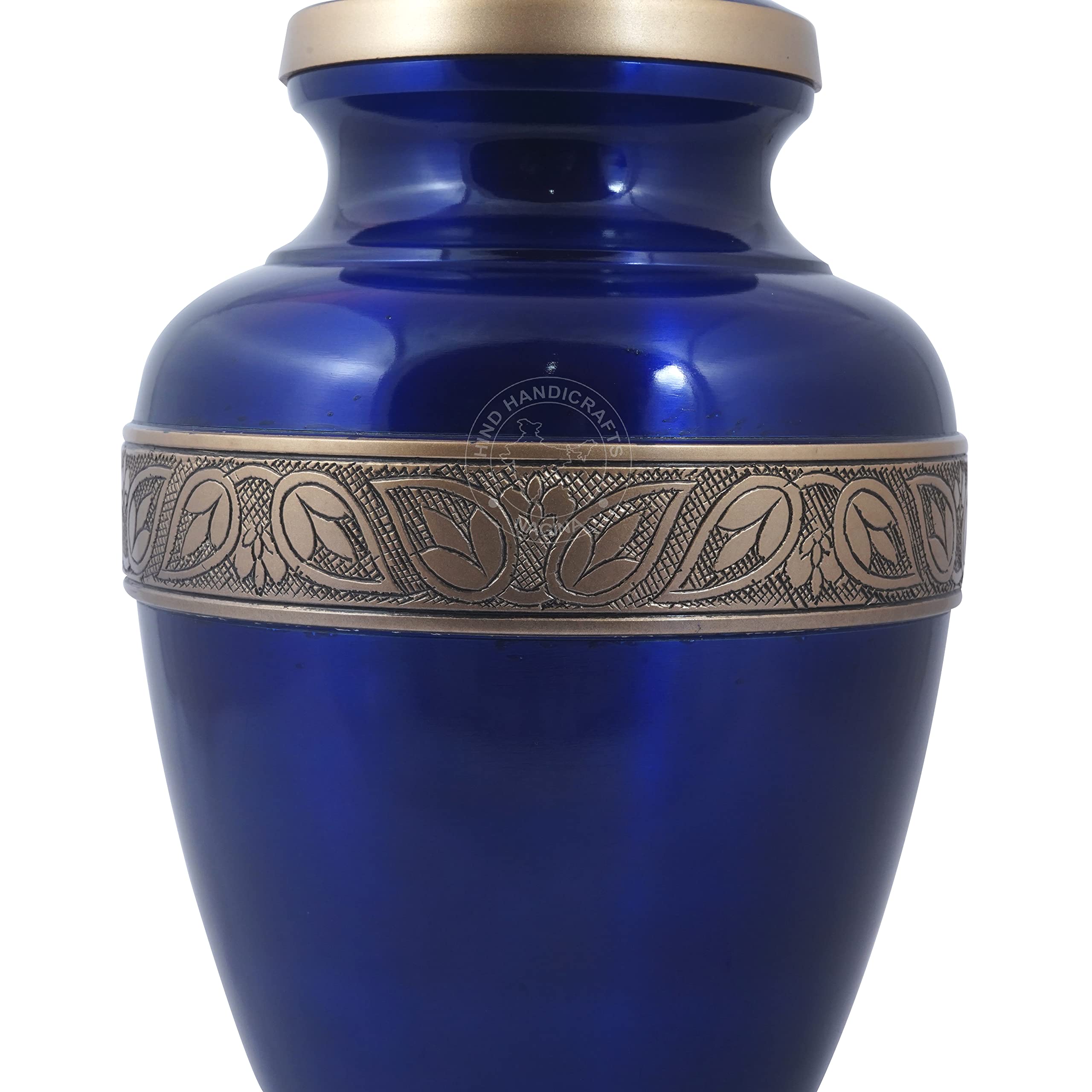 Teardrop Urn Middel 850 ml Zwart Goudkleurig | Urn Store
