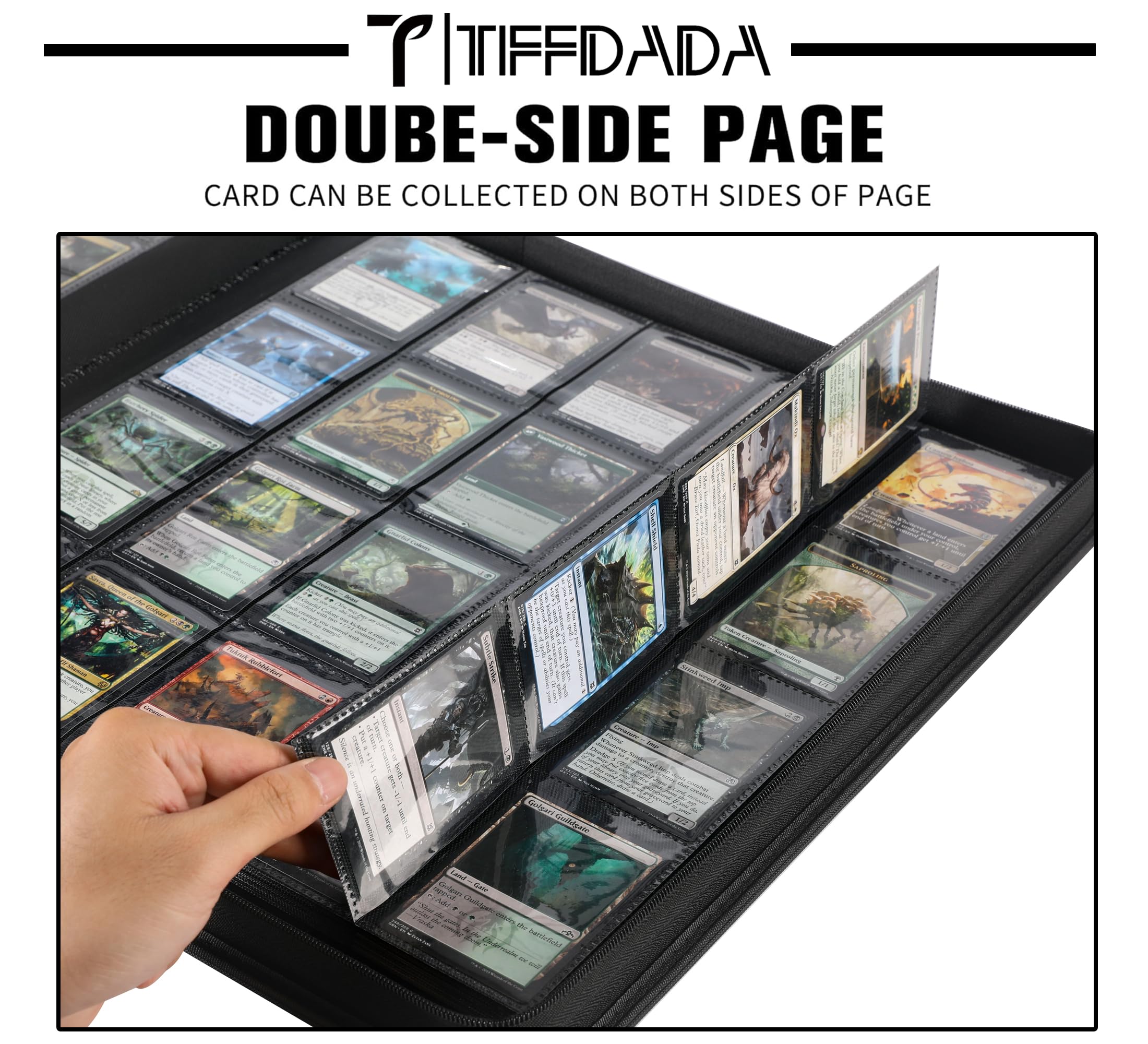 Amazon.co.jp: TIFFDADA トレーディングカードバインダー 20ポケット
