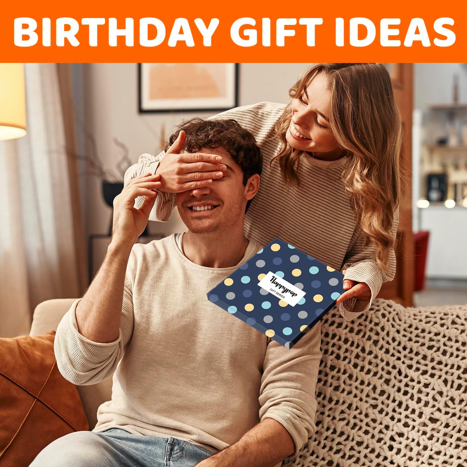 HAPPYPOP Birthday Gifts for Men Women - Socks for 36 37 38 39 40 Year Old with Greeting Card - Image 2