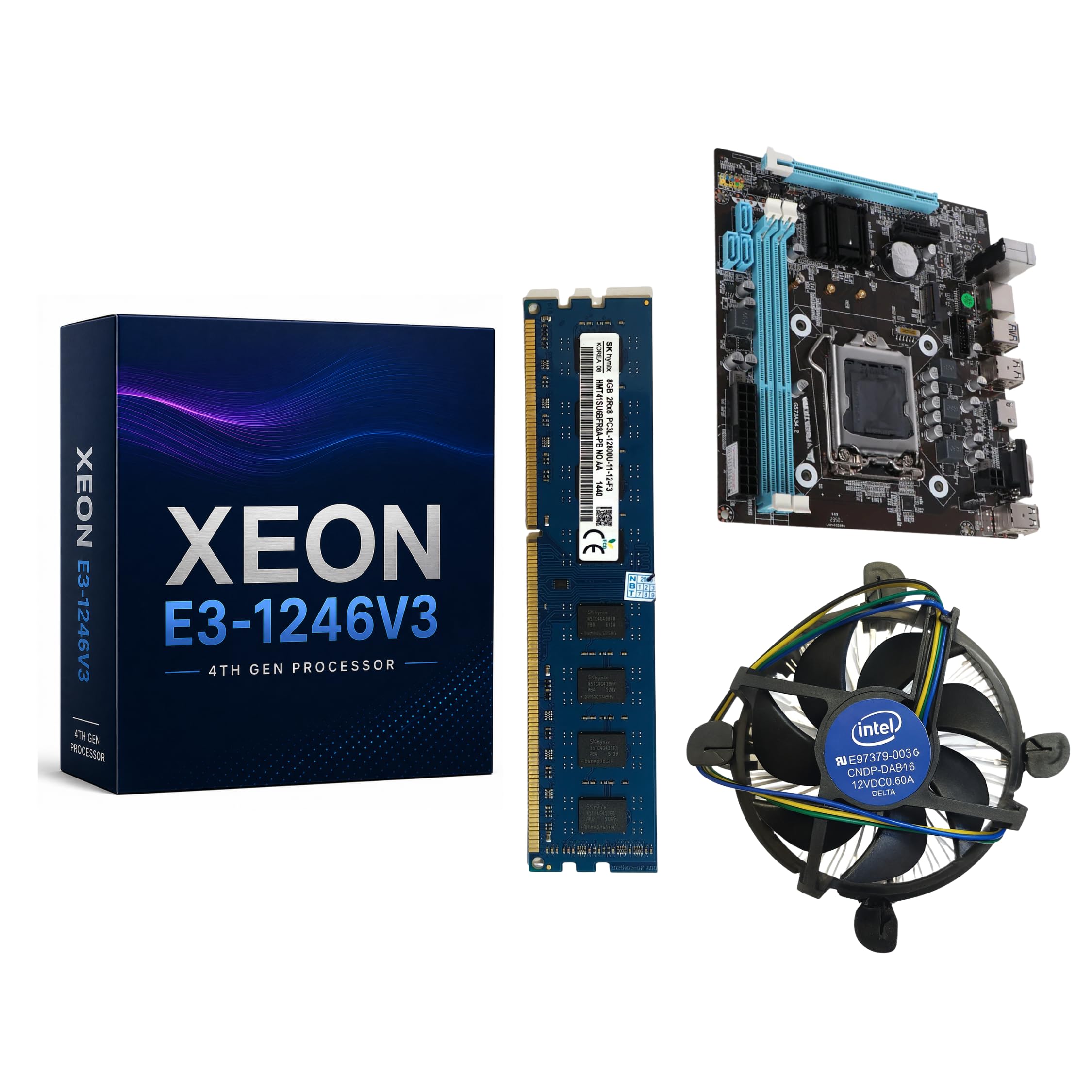 Global Touch Core i7-4770/4790/4790S Combo Kit with H81 Motherboard + 16GB DDR3 RAM + CPU Fan | Pre-Assembled & Pre-Tested | 2 Year Warranty | High Performance Gaming & Office PC Upgrade-picture-15