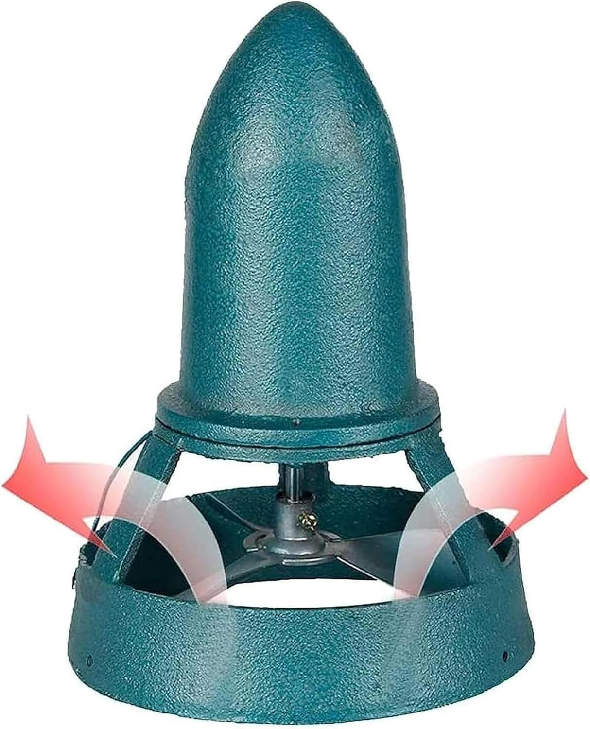 AMNOOL Chimney Fireplace Fan, Fireplace Exhaust Fan, Chimney Draft Inducer, Chimney Exhaust Fan, for Fireplace/Wood/Log Burner ​Rooftop 50W/100W (Size : C)-1