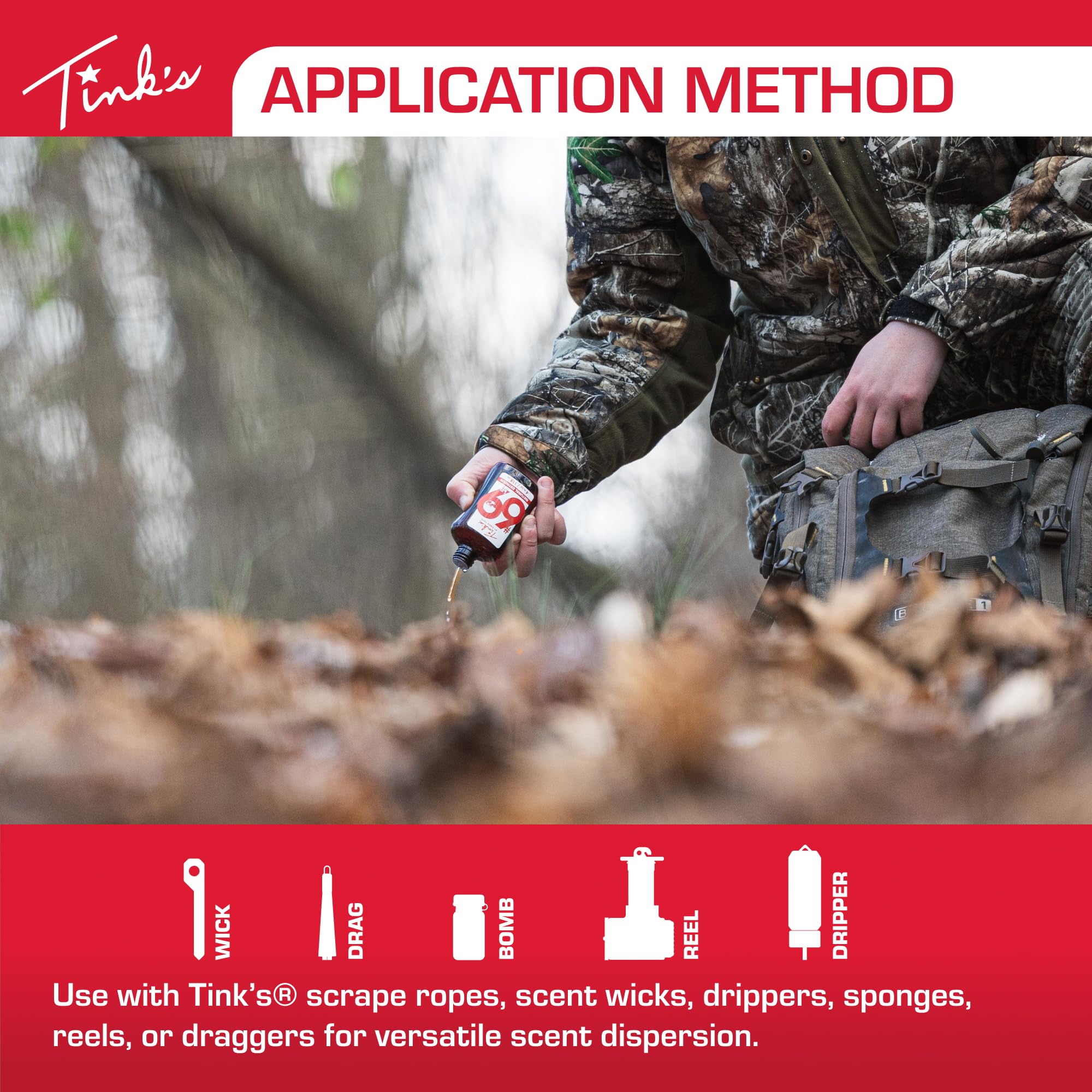TINK'S Synthetischer #69 Doe-in-Rut Deer Lockstoff Flüssiger Östrous Doe Urin Duft für die Jagd (113 g) 3er-Pack – langanhaltende östroöse Doe Urin Jagddüfte – Jagdköder/Lockstoff – Fortschrittlicher