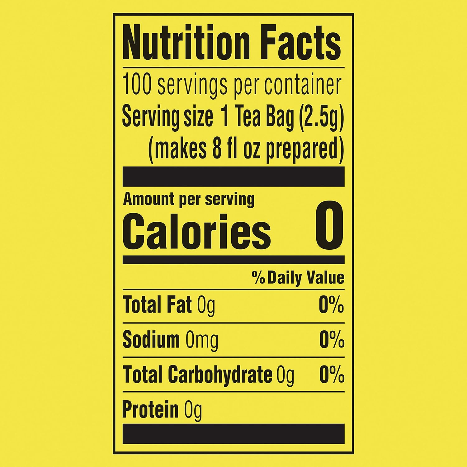 Lipton Black Tea Bags (100% Natural, 100 Count)