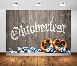 Amazon.com : BELECO 15x10ft Fabric German Oktoberfest Backdrop Bavarian ...