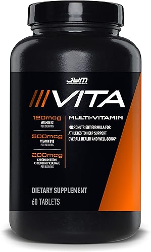 Miniatura 1 de JYM Supplement Science VITA JYM Multivitamínico deportivo diseñado para atletas 60 tabletas