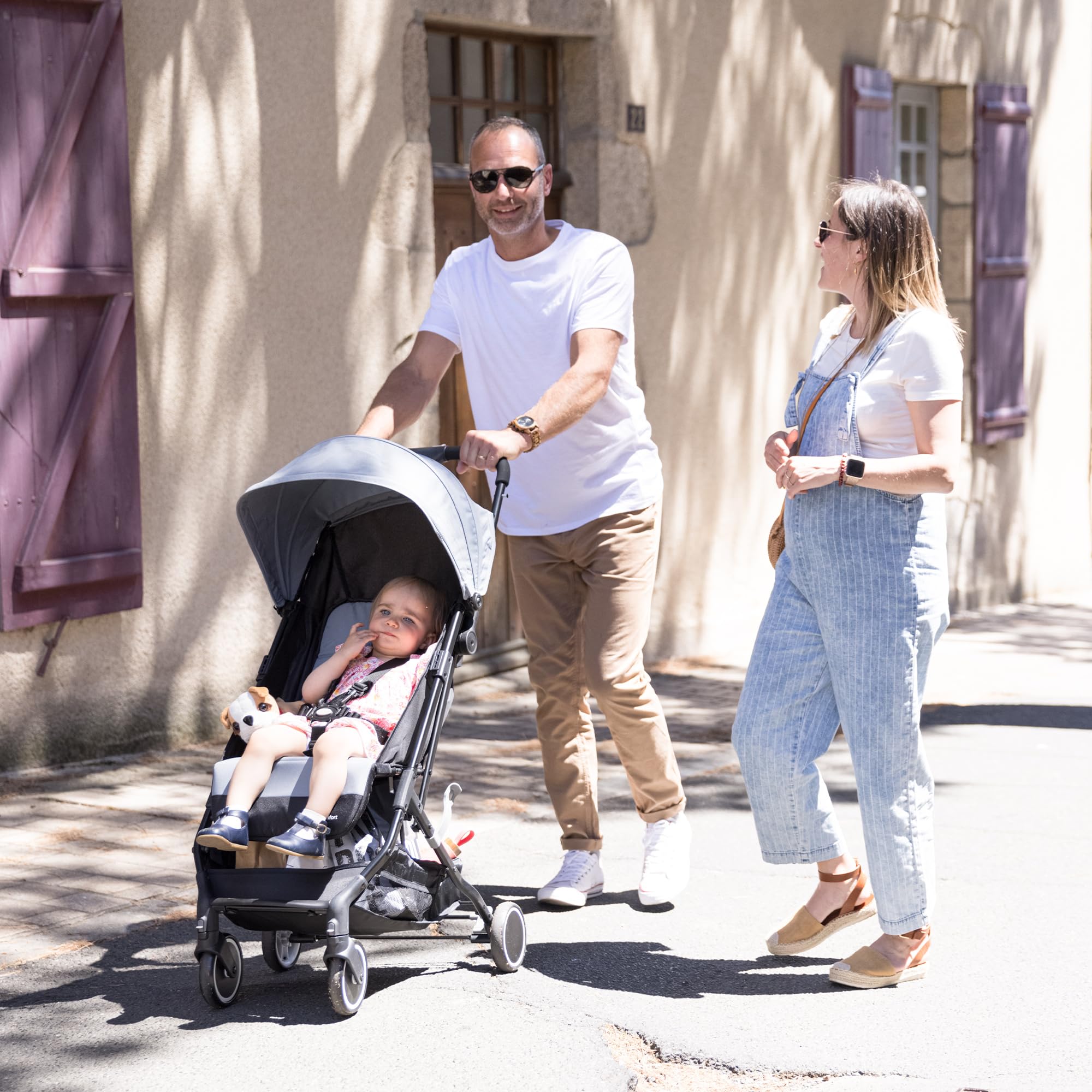 Bebeconfort Soko Passeggino leggero 5,6 kg, kompaktowy, składany, 0-3,5 lat, 0-15 kg, zielony mineralny