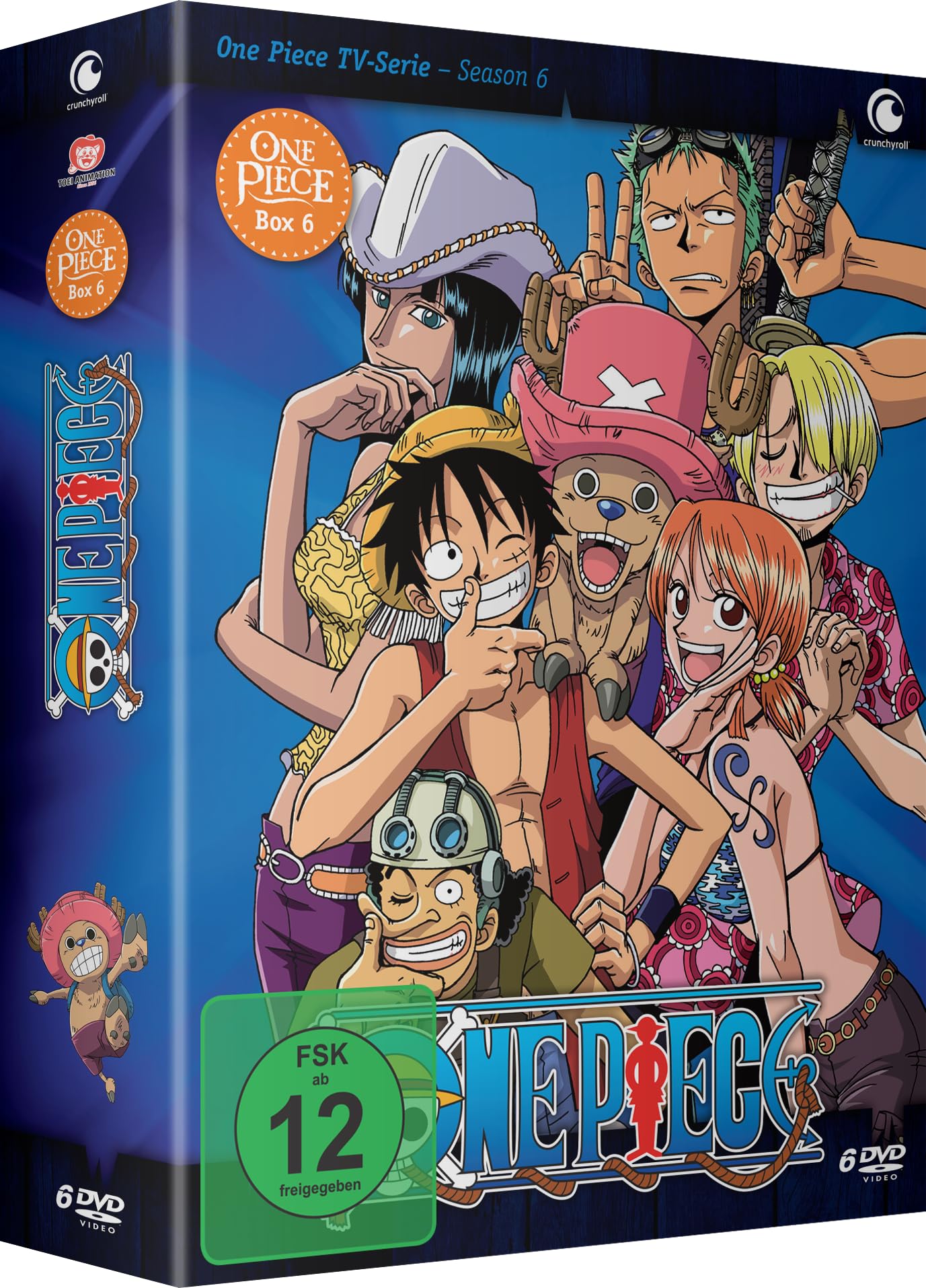 Crunchyroll DVD Box Set One Piece TV-Serie Box 6 (Episoden 163-195)