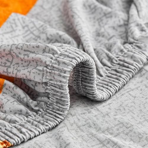 Miniatura 4 de PUIOKA Funda de sofá elástica para sala de estar Jacquard Spandex muebles funda protectora impresa todo incluido funda de sofá