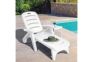 Moccha Plastic Folding Lounge Chair: Comfort and Convenience for Your Outdoor Relaxation