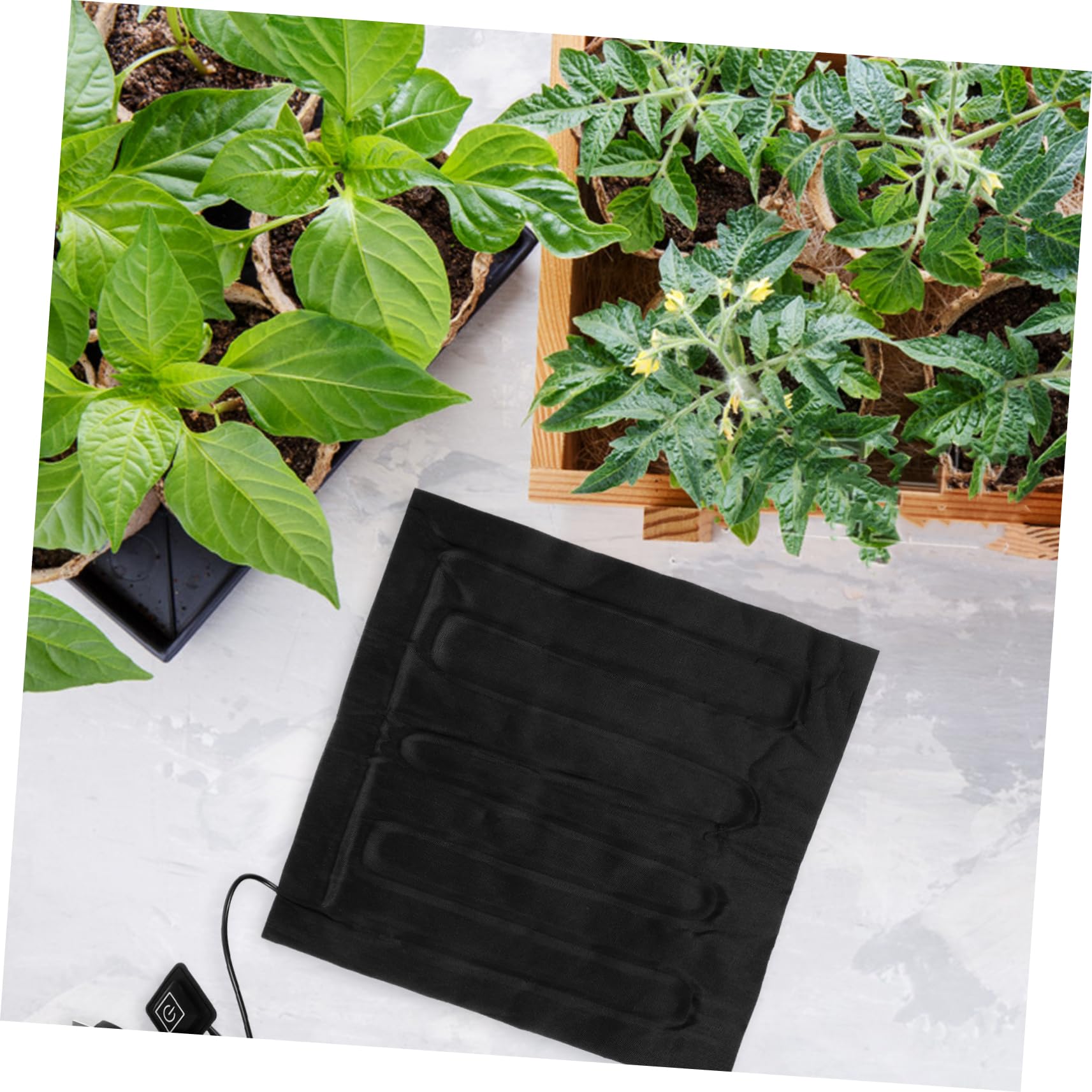 BESPORTBLE 4stücke Heizmatte Für Pflanzen USB Beheizbare Warming Mat Für Anzucht Von Blumen Und Pflanzen Energieeffizient Und Temperaturregelbar Für Gewächshäuser Und Aquarien