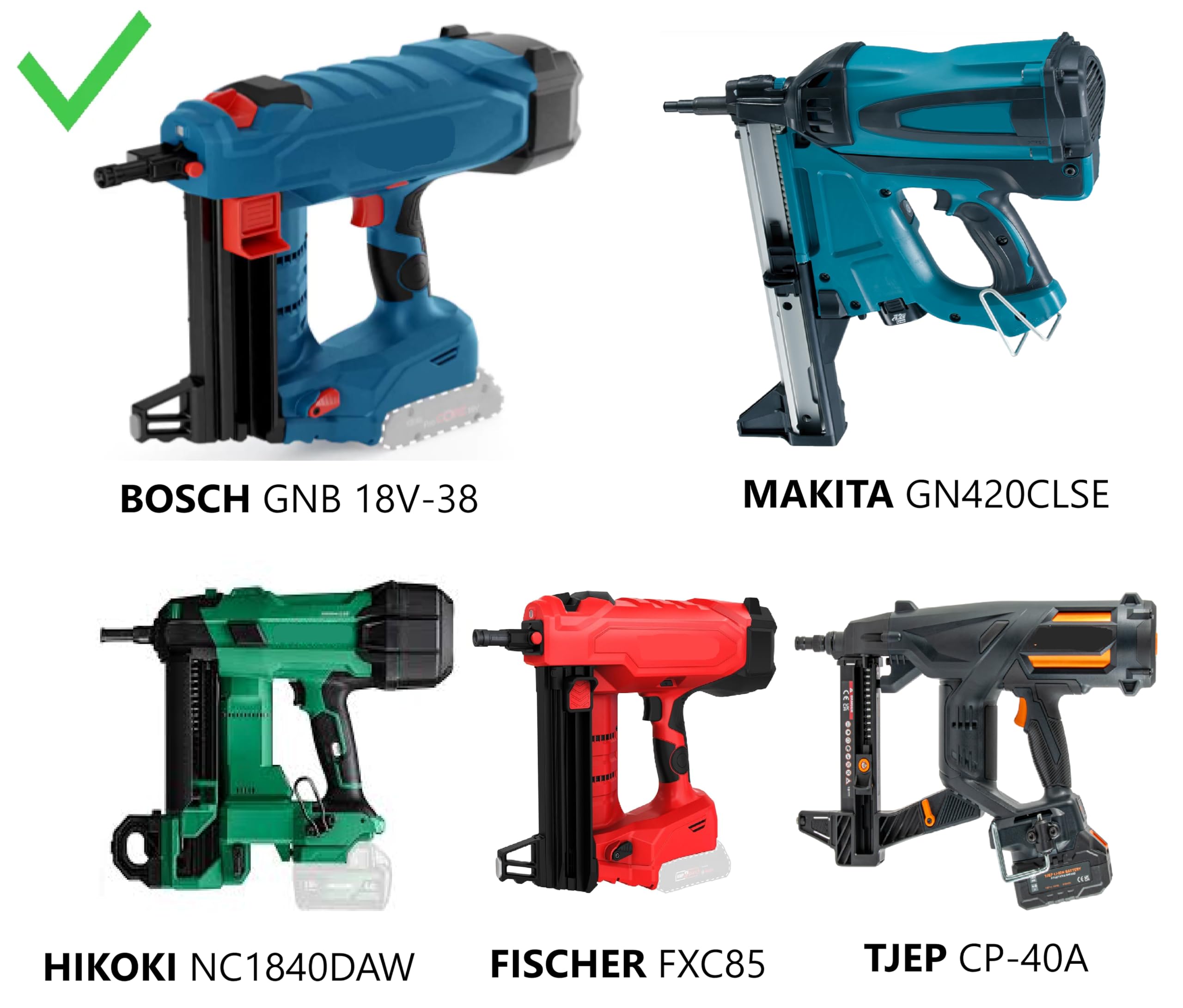 BLAST Clous en bande universels HC6 20mm | 200 pieces | Compatible avec SPIT PULSA 700 800 Bosch Hikoki Makita Fischer Tjep | Beton acier | Boite etanche