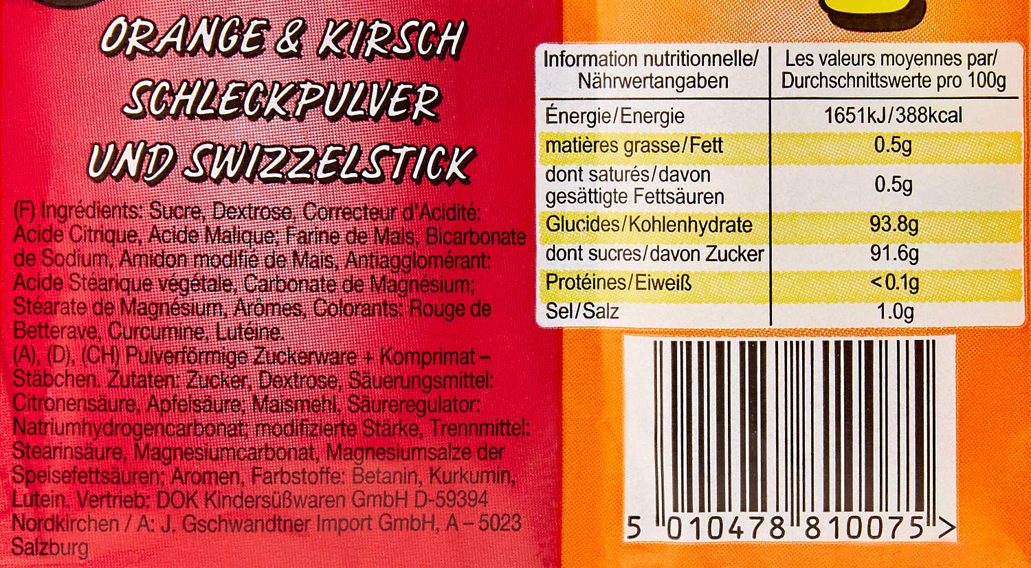 DOK Double DIP schleckpu Lver, Lot de 24 (24 x 18 g Paquet)