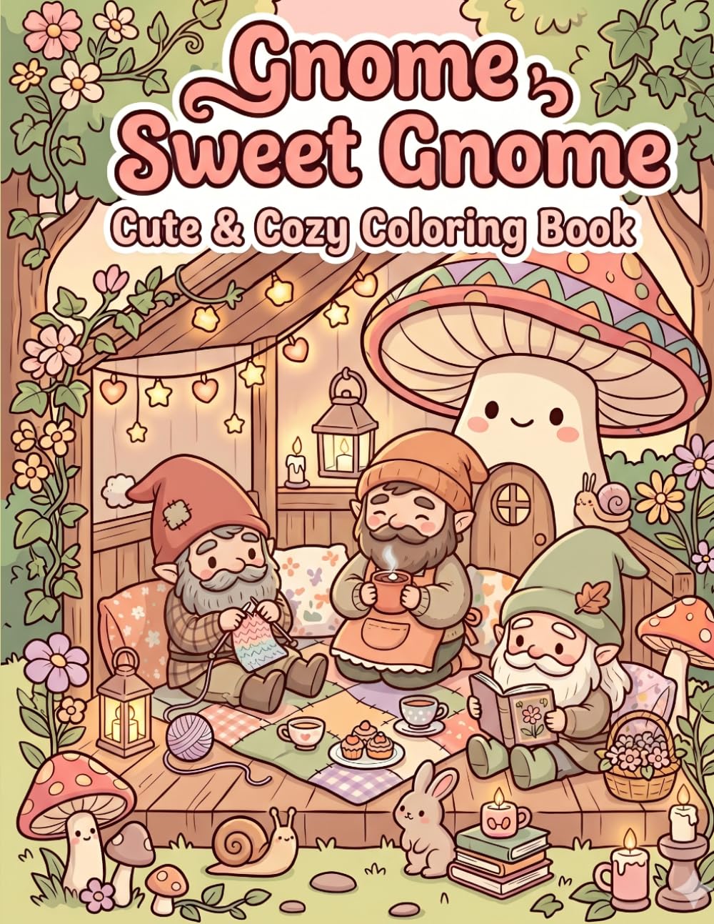 Gnome Sweet Gnome: A Magical Coloring Adventure (Easy Breezy Bold)