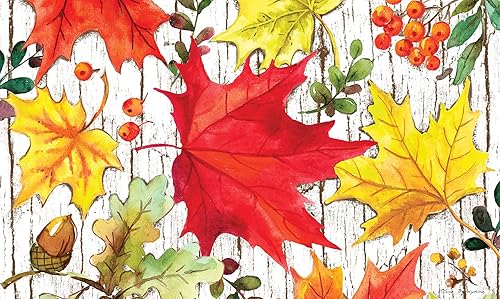 Tapete de otoño para puerta de otoño, para entrada interior y exterior