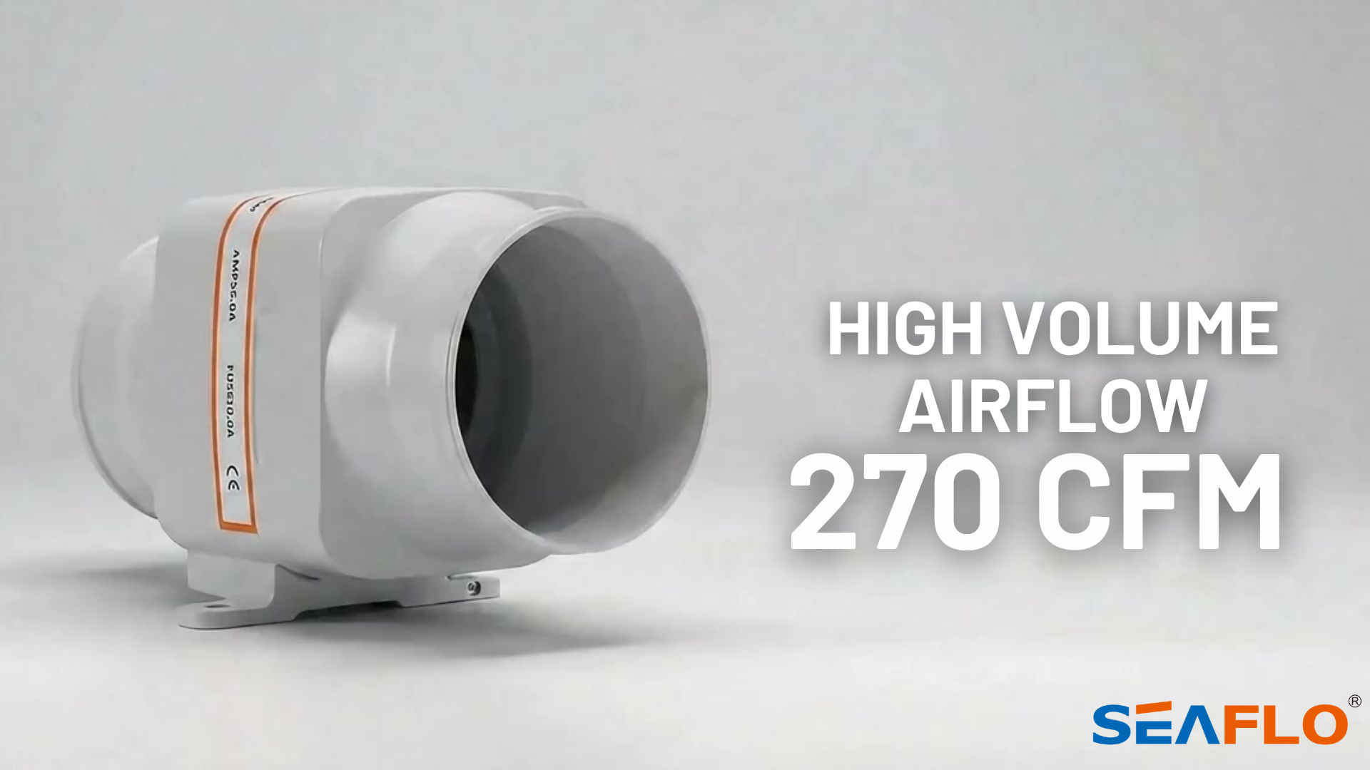 Souffleur d'air en ligne - Souffleur d'air de cale 4 pouces 270CFM Souffleur d'air en ligne - Souffleur d'air de cale 4 pouces 270CFM