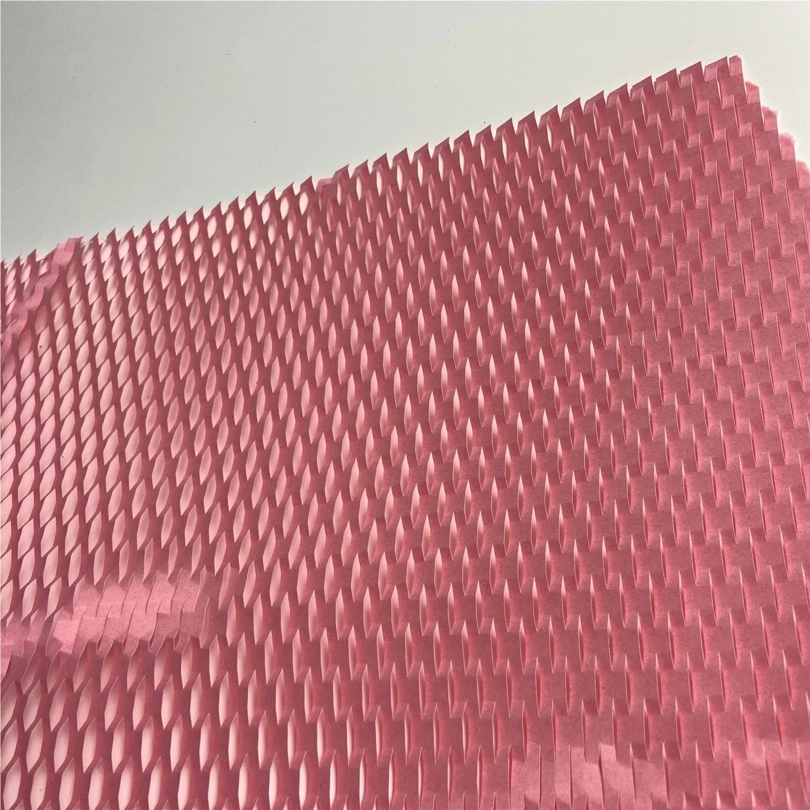 Alternativa al pluriball, Rotolo di carta da imballaggio a nido d'ape varie dimensioni(Pink19.6inchx32.8ft)