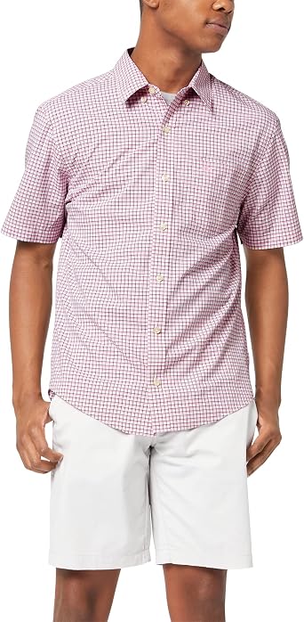 Amazon.com: Dockers Camisa de manga corta para hombre, ajuste clásico,  diseño de Legacy : Ropa, Zapatos y Joyería