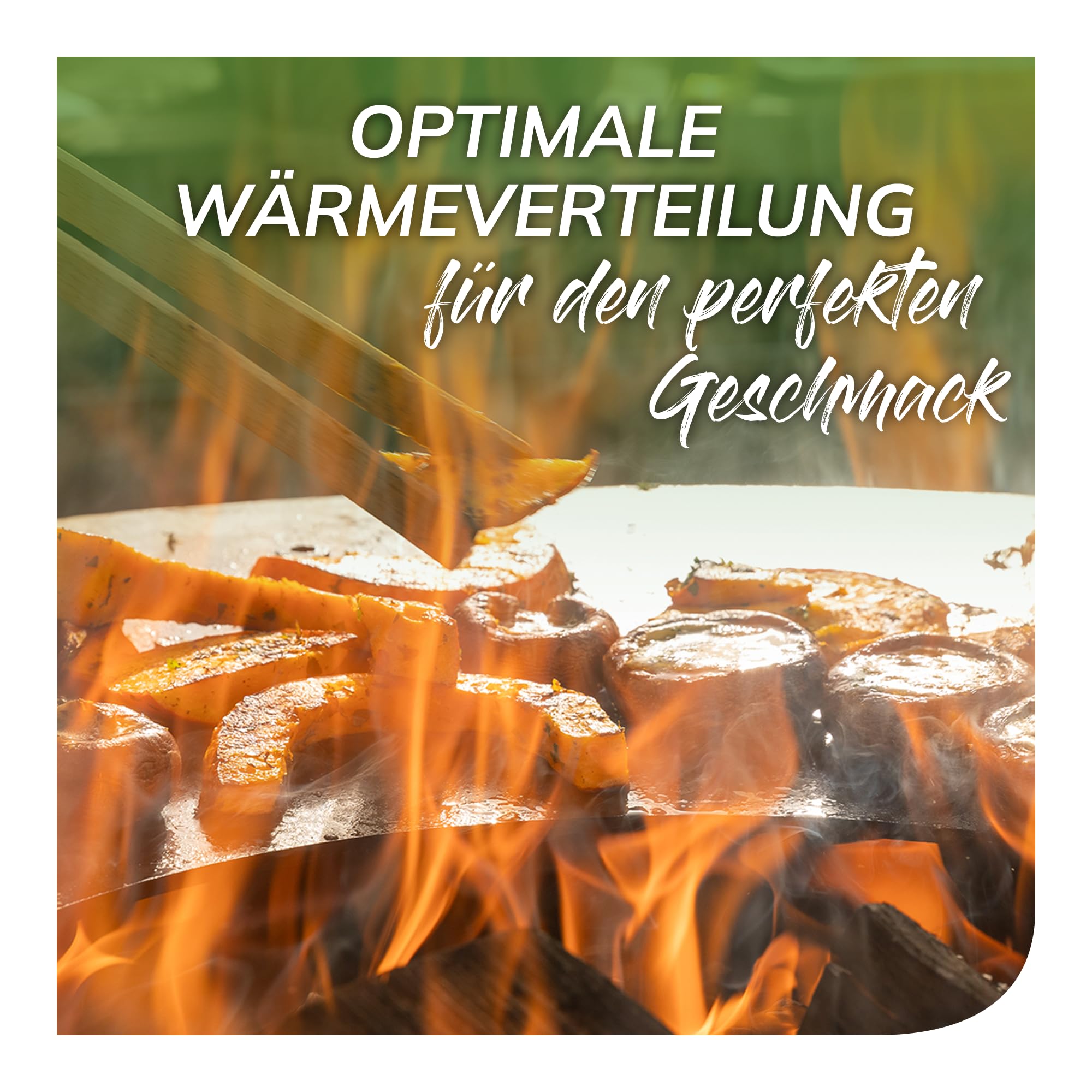 bellissa – Kohlenschale für Gabionen-Feuerstellen & Schwenkgrills 65x10cm – Robuste Feuerschale aus emailliertem Stahlblech - Grillschale perfekt für Holzkohle & Holz – Hitzebeständig & wetterfest