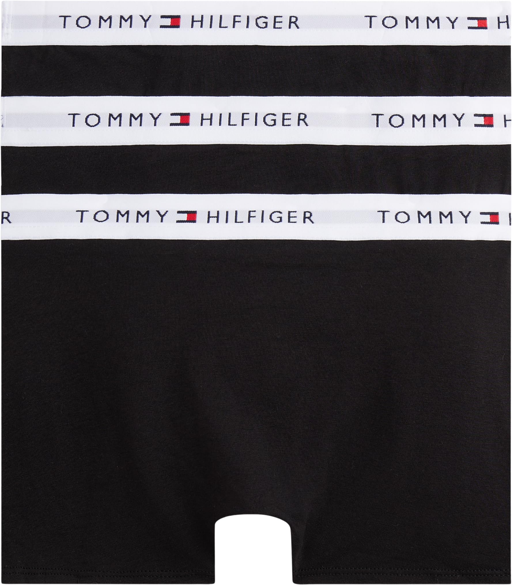 Tommy Hilfiger Jungen 3er Pack Boxershorts Trunks mit Logobund