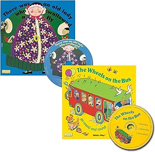 There Was an Old Lady Who Swallowed a Fly The Wheels on the Bus  Two~Pack with F - Compare price