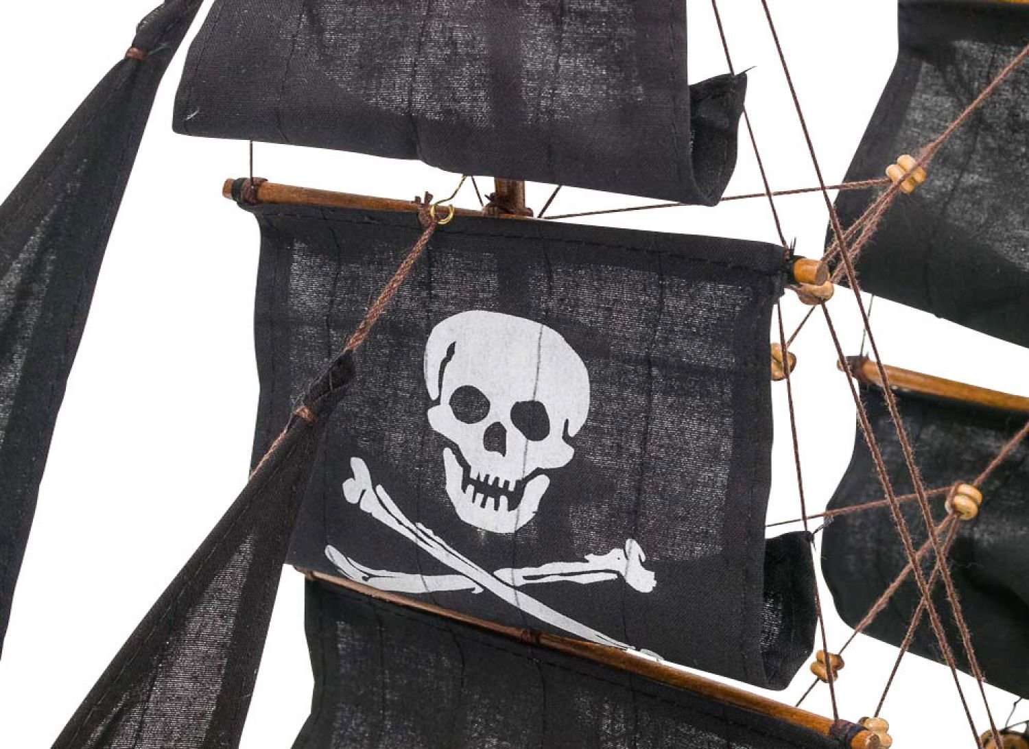 aubaho Modellschiff Piratenschiff Piraten Holz Schiffsmodell Schiff Pirat kein Bausatz
