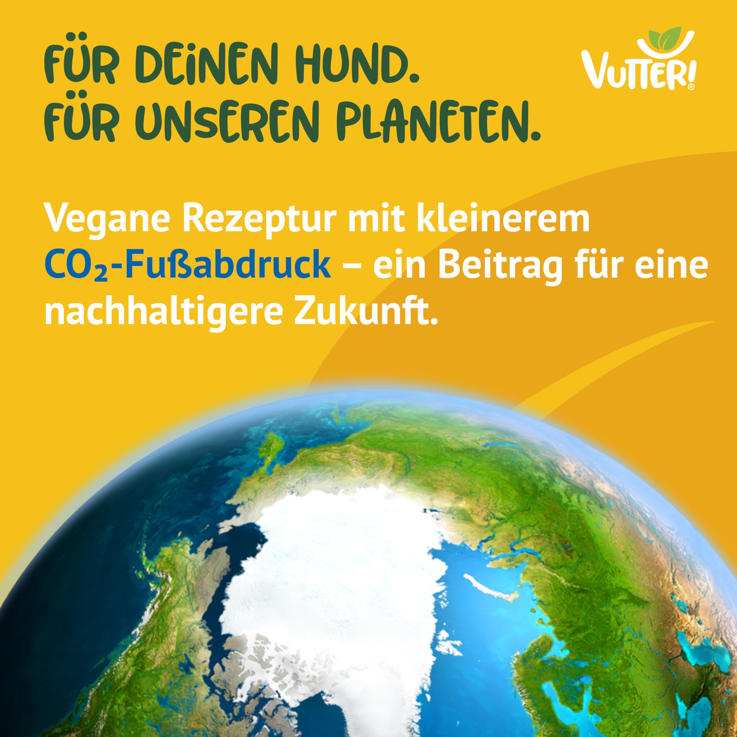 VUTTER Nassfutter Wie Ente, 24x400 g: Hundefutter Vegan - Alleinfutter für Hunde - Fleischähnlich für hohe Akzeptanz - Sojaprotein für Muskeln, Zink für Haut & Fell, Kalzium für Zähne & Knochen