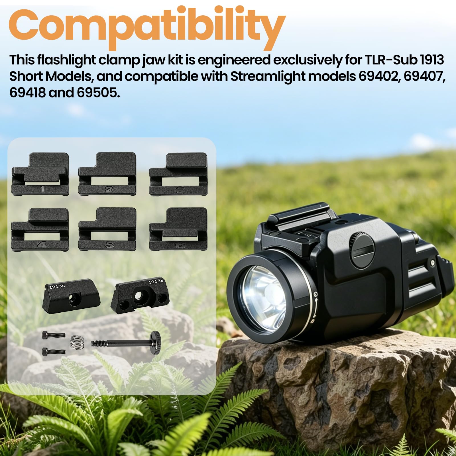 Steamlight 1913 Clamp Jaw Kit - Secure Your Tactical Light -3
