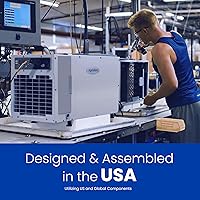 Vista 10 de AprilAire Deshumidificador E130 Pro de 130 pintas para toda la casa + control de montaje en pared modelo 76, deshumidificador de grado comercial