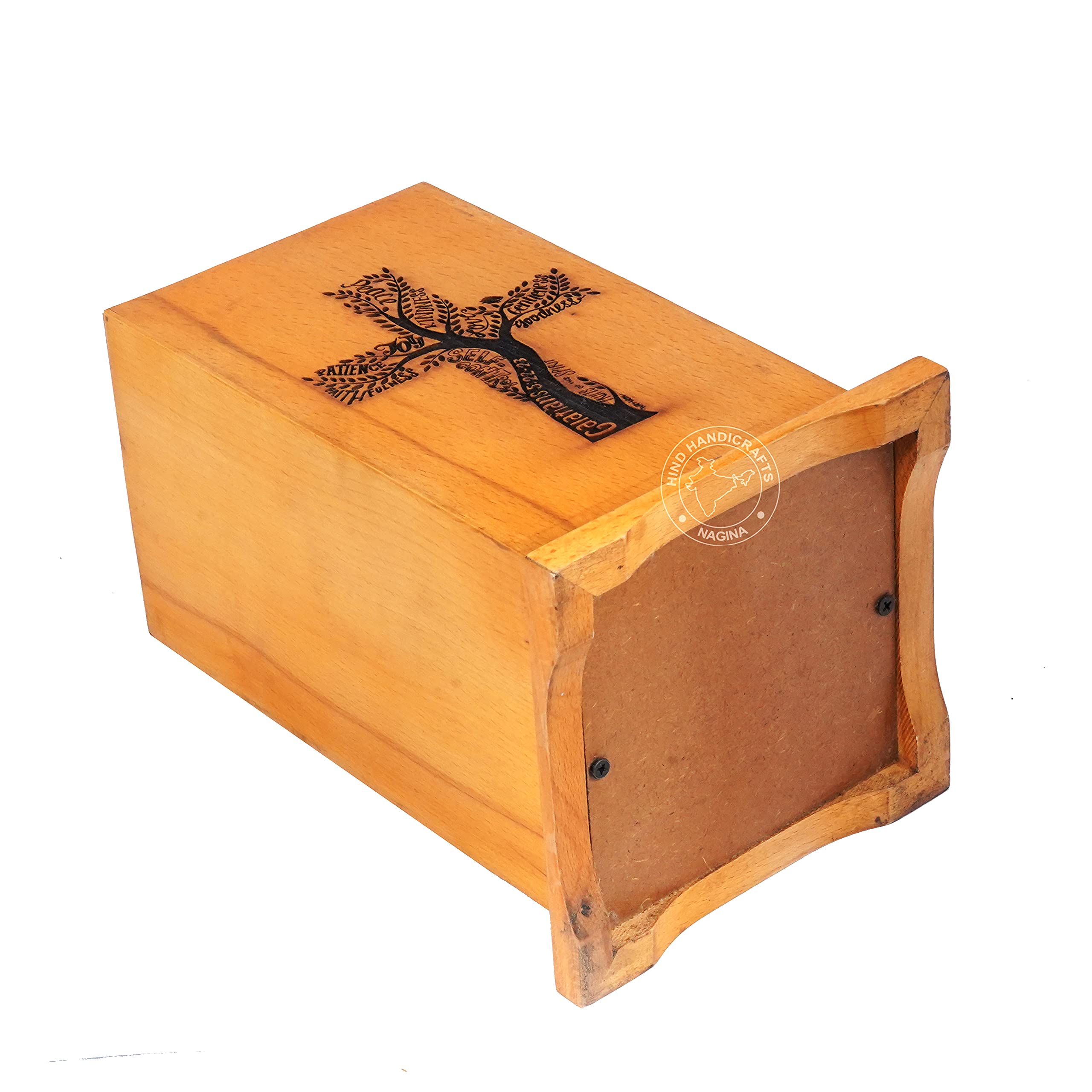 Hind Handicrafts - Urna per ceneri umane in legno per ceneri umane, per adulti, in palissandro, per ceneri – Urna per sepoltura per colombario, in palissandro (palissandro, 650 cm cubi