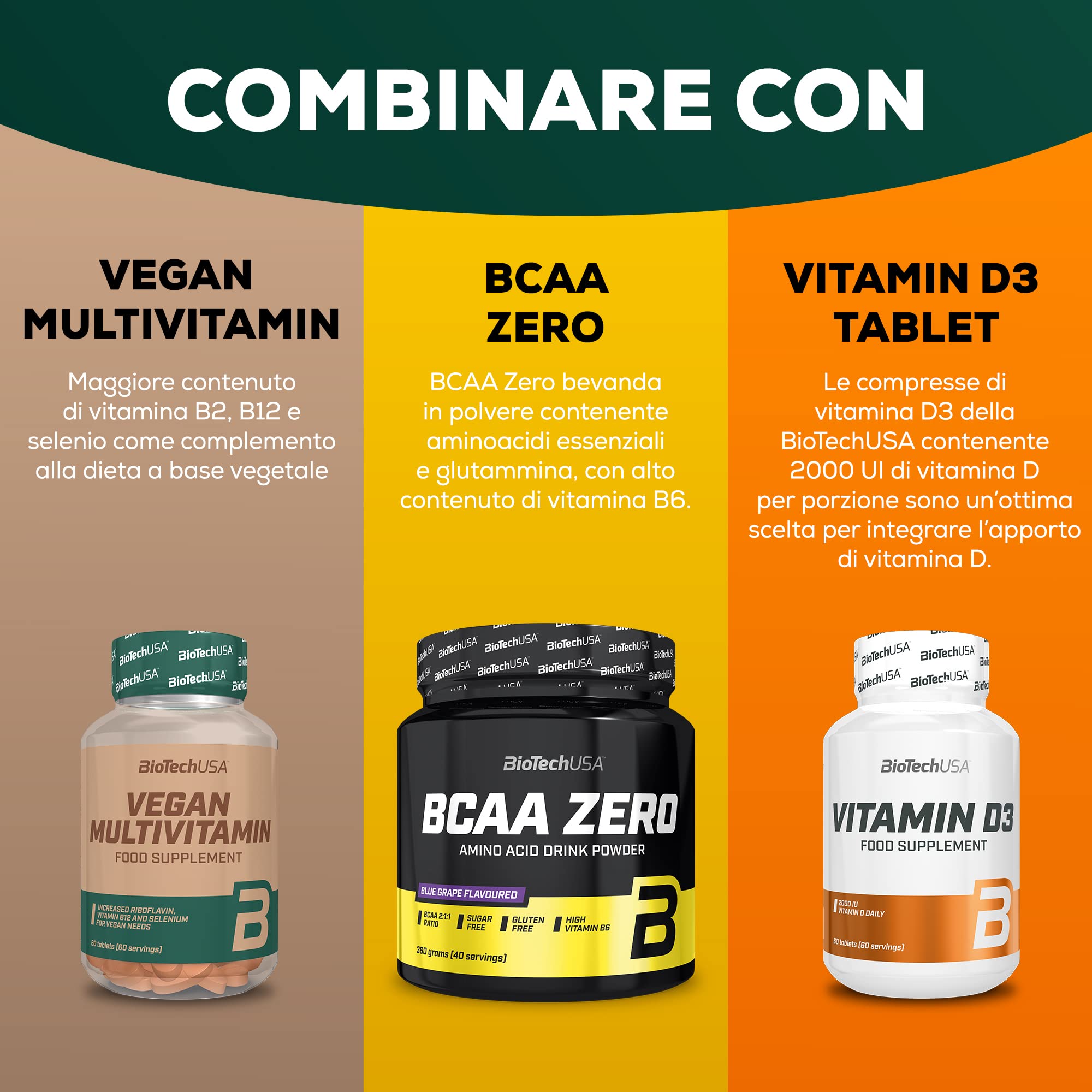 BioTechUSA Vegan Protein | Frullato a base di riso e piselli con superalimenti e aminoacidi | Senza zucchero, lattosio e glutine, 500 g, Frutti di bosco