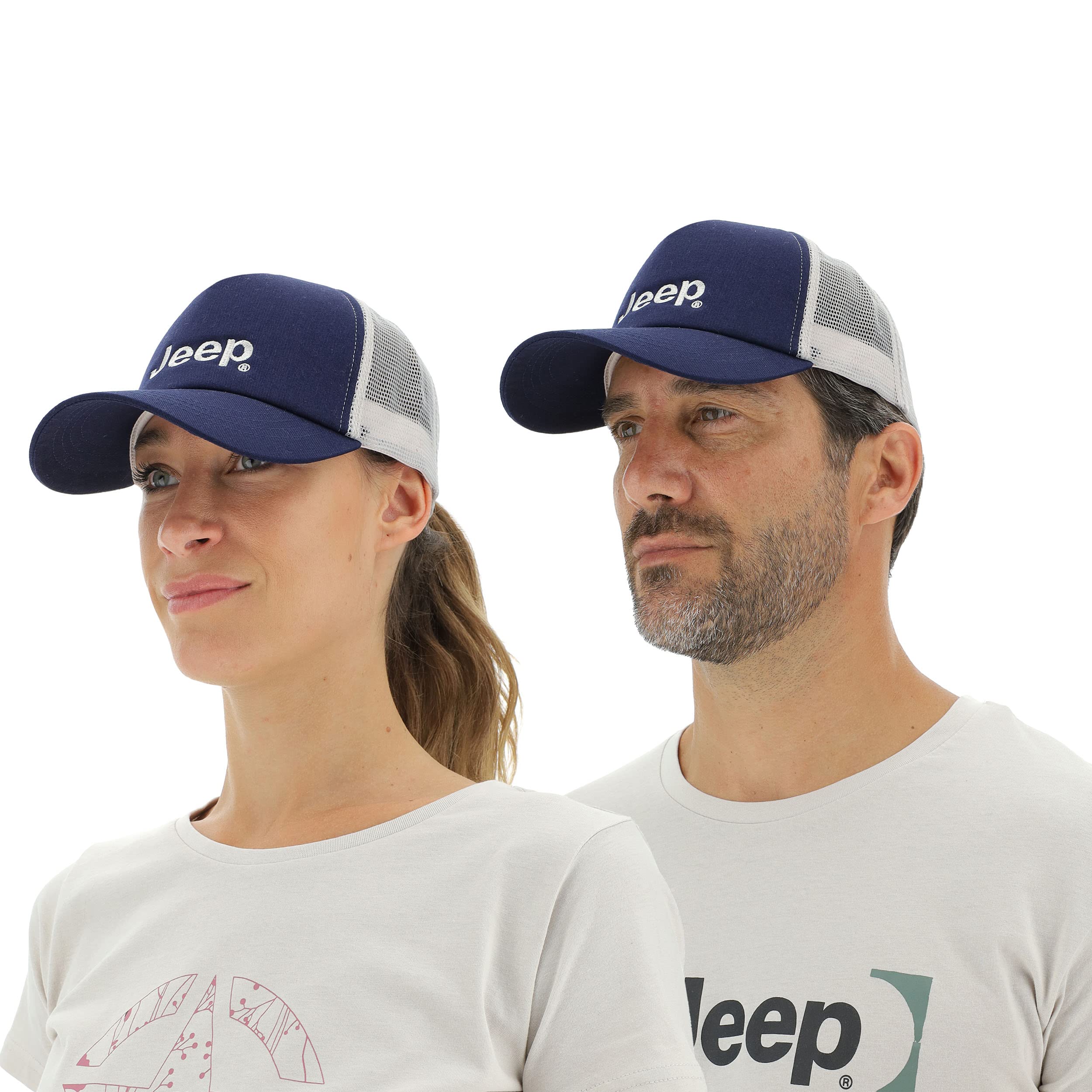 Jeep - J Cappello Mesh Ricamo Logo Jeep J22w, Cappellino Unisex - Adulto