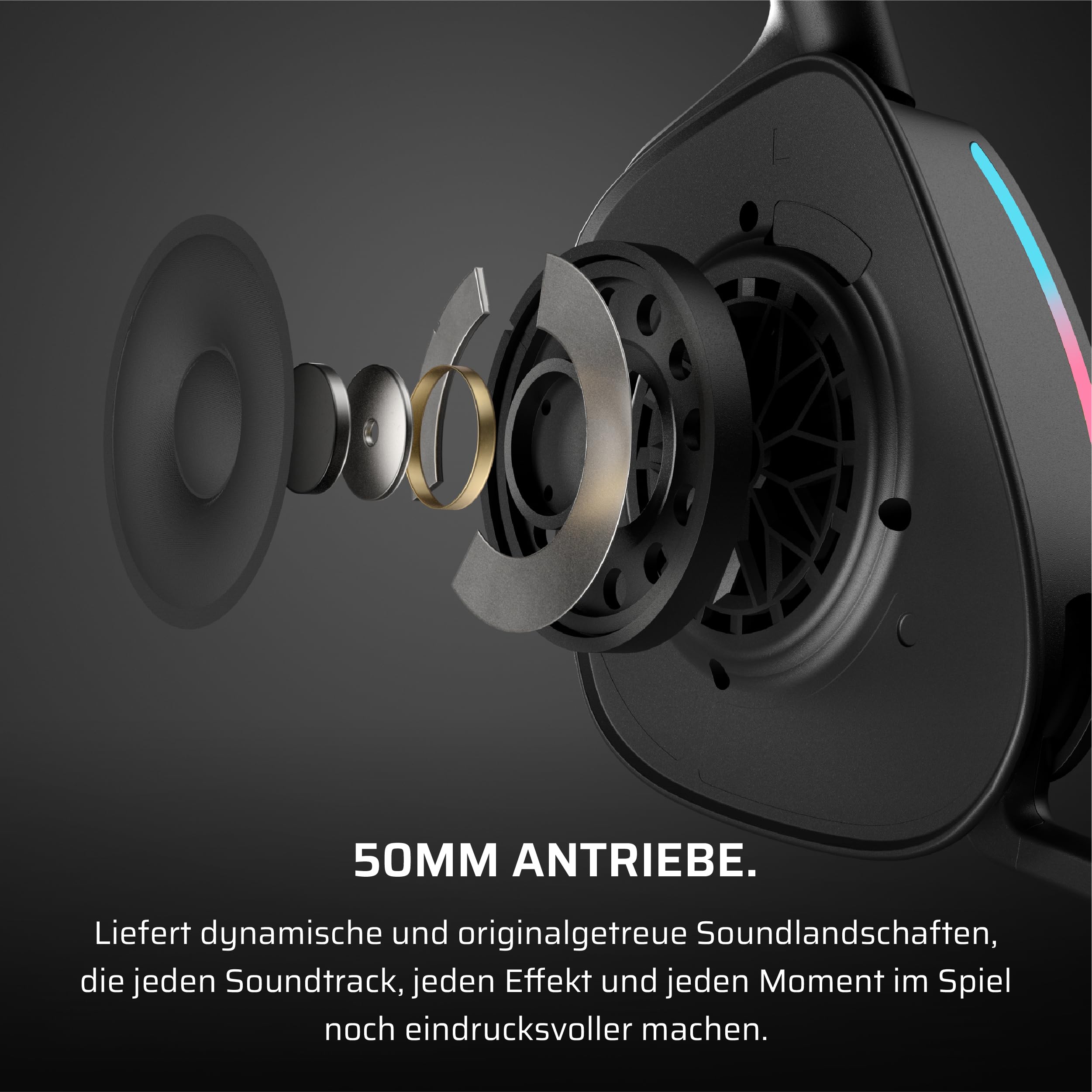 Corsair Void v2 Wireless Gaming-Headset Kohlenstoff Bluetooth Dolby Atmos 70 Stunden Akkulaufzeit Duale Wireless PC PS5 PS4 Switch Mobile