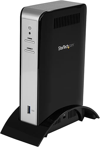 StarTech.com Estación de Acoplamiento para Portátil USB-C de Doble Monitor con HDMI 4K, DisplayPort, 4 Puertos USB 3.0 y PD de 60W - Soporte WiGig