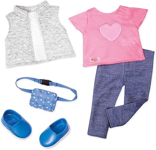 Our Generation 70.30394Z - Conjunto de accesorios de juguete de viajero de moda, para una muñeca de 18 pulgadas/18.1 in