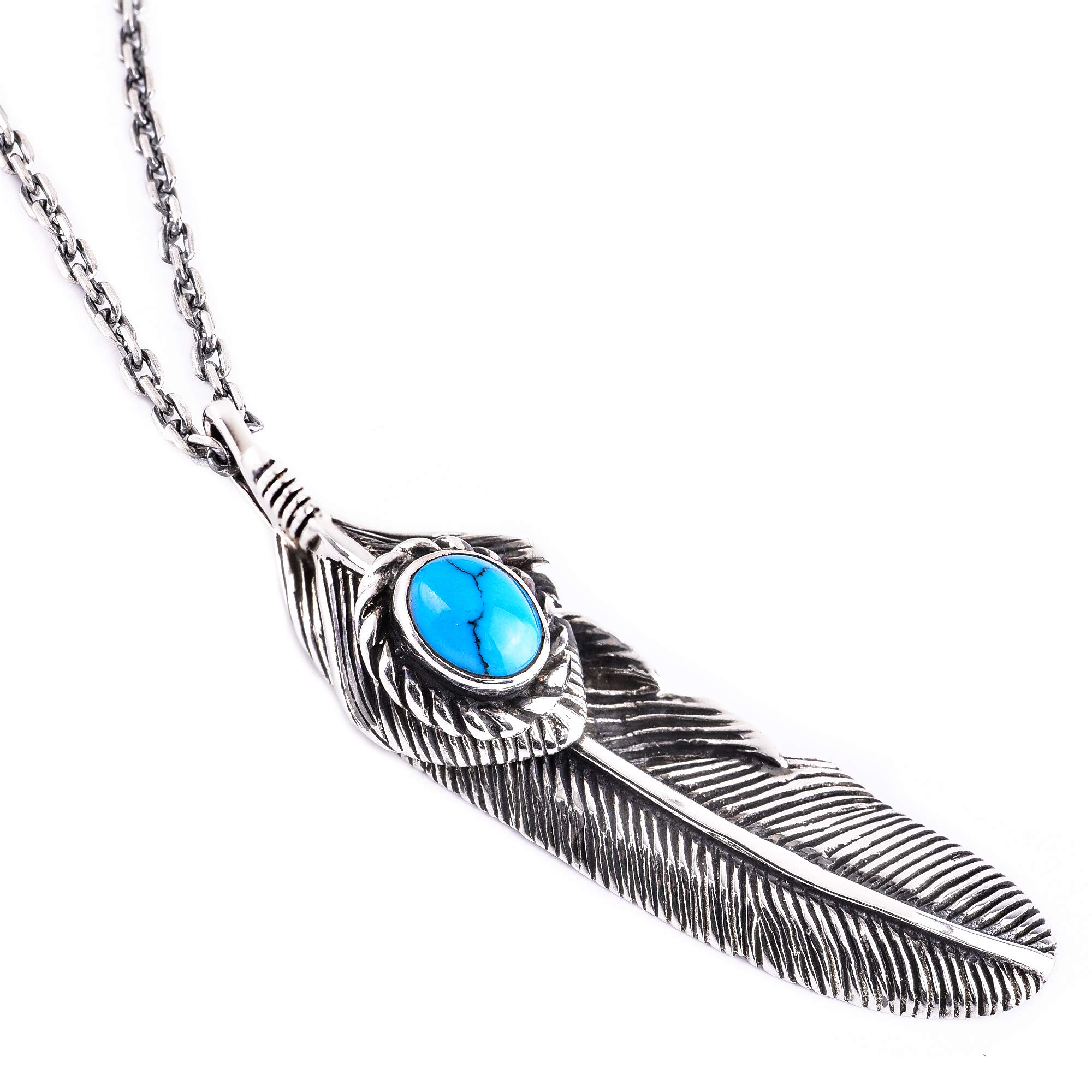 Amazon | [TRUELEMENTS] トルゥーエレメント メンズ ネックレス 羽