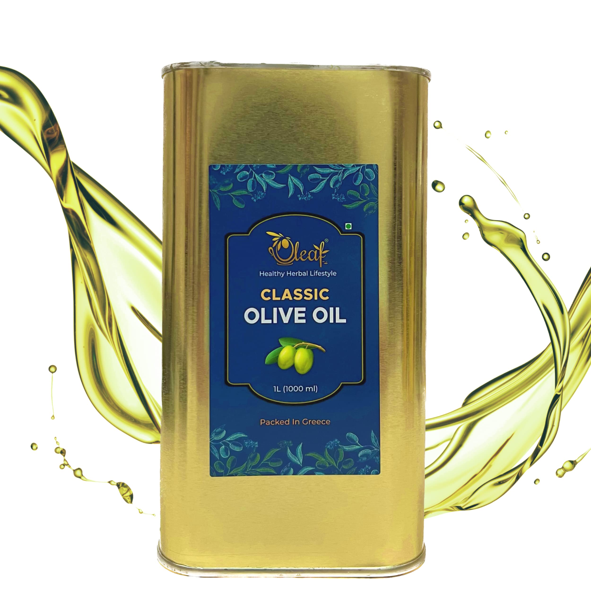 Oleaf Classic Olive Oil | Imported Pure olive oil from Greece | 100% Natural and Healthy | Olive oil for cooking and other uses (1 Litre) (B0BXXTXW9L) Amazon Price History, Amazon Price Tracker
