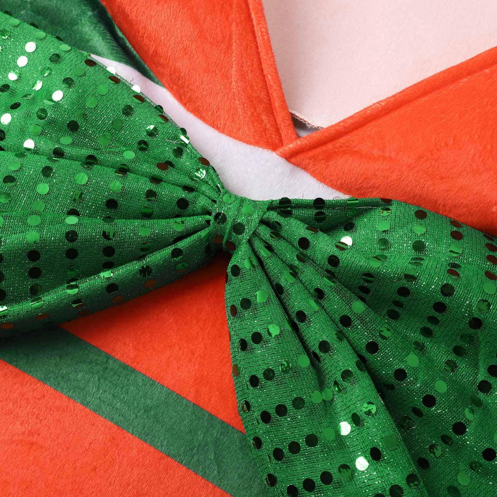 Langarm-Kapuzenshirt für Erwachsene, Rentier-Motiv, Pailletten