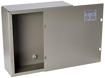 Wiegmann Captive Screws Electrical Enclosures, 12 in H, 4 in D, 12 in W, 1, Steel SC121204NK - 1 Each